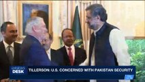 i24NEWS DESK | Tillerson: U.S. concerned with Pakistan security | Wednesday, October 25th 2017