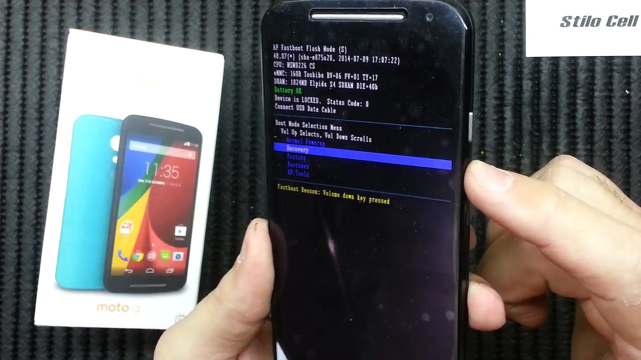 Hard Reset Moto G (2ª geração) moto G2 2014 XT1068 XT1069