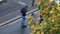 Pour célébrer un mariage, ils bloquent la route et tirent des coups de feu ! (vidéo)