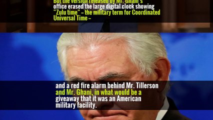 Tillerson in Kabul? Two Photos Lead to Many Questions