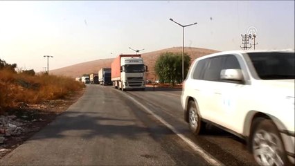 BM'den Suriyelilere 14 Tır İnsani Yardım Malzemesi