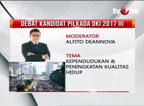 Debat Kandidat Pilkada DKI Digelar 10 Februari 2017