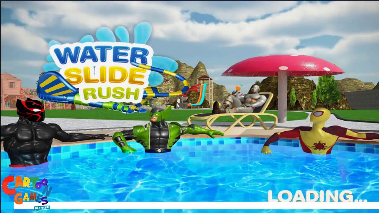 Super Hero Water Slide- Water Park Adventure Game (By Vinegar Games) Android Gameplay HD