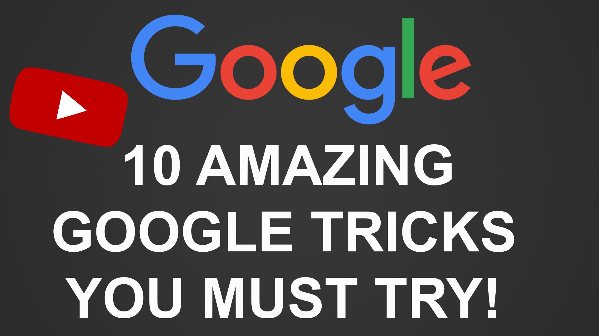 10 Amazing Google Tricks You Need To Try - Google Tricks - 10 Cool Google  Tricks You Need To Try - video dailymotion