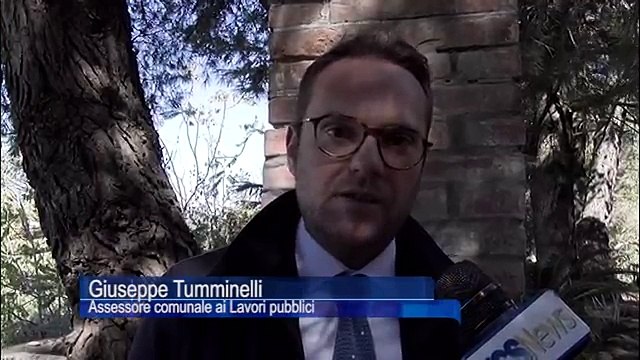 Demolizione dell'edificio di largo Barile, avviata la prima fase dell'intervento