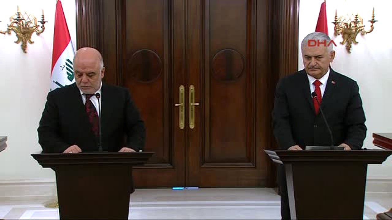 Başbakan Yıldırım, Irak Başbakanı İbadi ile Ortak Basın Toplantısı Düzenledi-4