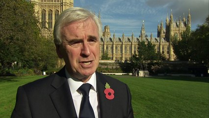 John McDonnell: We can't celebrate GDP figures