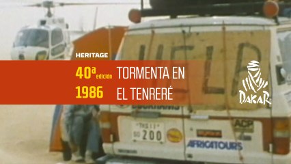 40° edición - N°6 - Tormenta en el Teneré - Dakar 2018