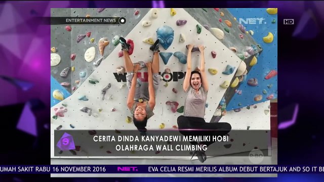 Cerita Dinda Kanyadewi Memiliki Hobi Olahraga Wall Climbing