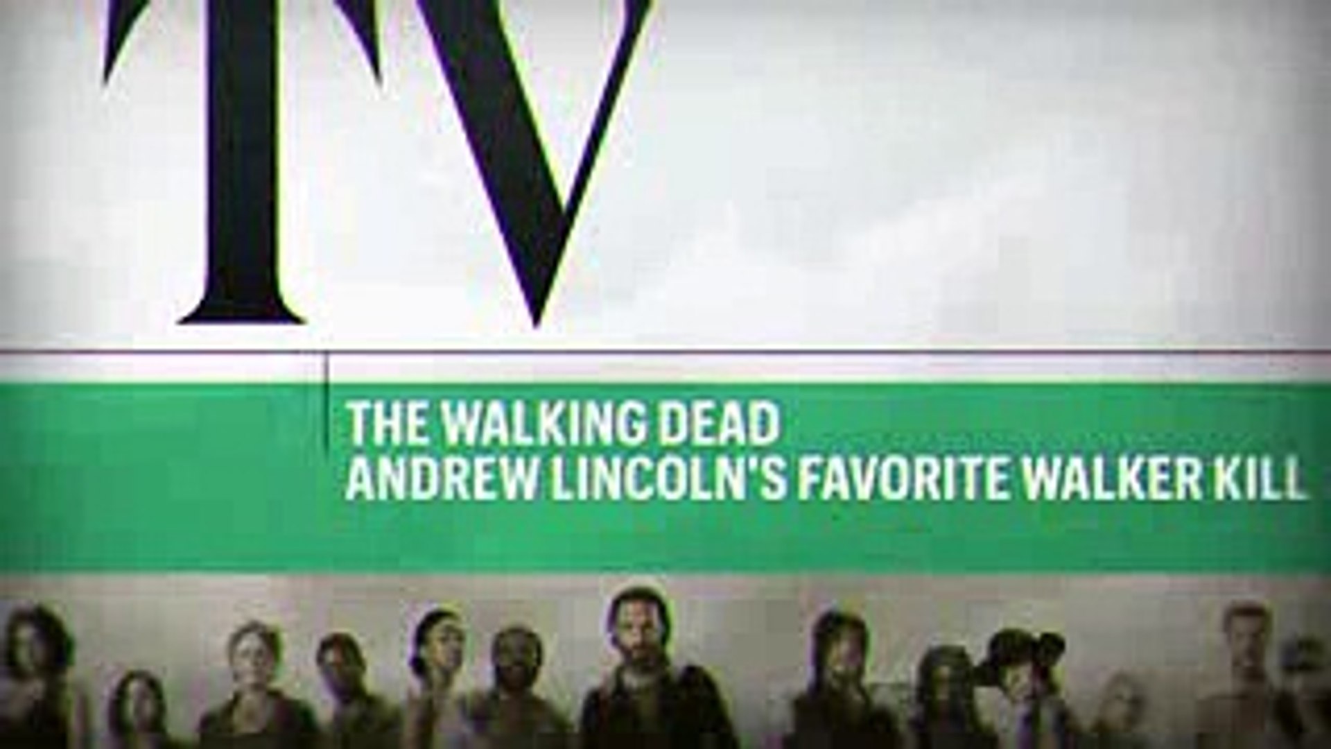 ⁣The Walking Dead Andrew Lincoln Reveals His First (And Favorite) Walker Kill  Entertainment Weekly