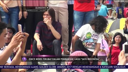 Penyanyi Pop Ternama Once Mekel Bahagia Ikut Garap Lagu Tentang Makna Kesatuan Negara