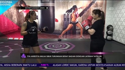 Pasca Persalinan, Tya Ariastya Olahraga Tatsujin Demi Tubuh Ideal