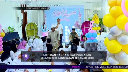Sebelum Berangkat Umroh Raffi dan Nagita Gelar Pengajian