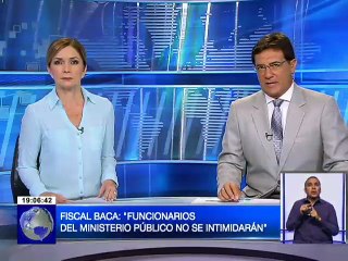 Funcionarios del Ministerio Público no se intimidará