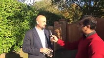 Murtaza Ali Shah Outside Jahangir Tareen House In London