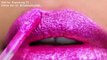 Lipstick Tutorial  Lip Art Compilation Pretty Glitter Lips Makeup Ideas