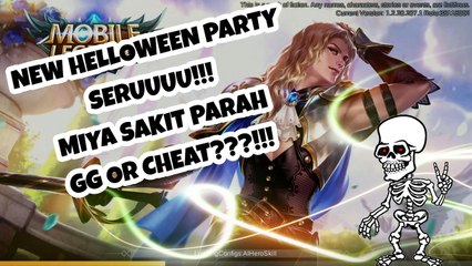 New HELLOWEEN PARTY Mobile Legend - INSANE MIYA KILL 24, CHEAT OR GG