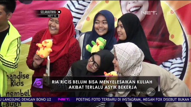 Sibuk Berkarir di Dunia Entertain, Kuliah Ria Ricis Tersendat