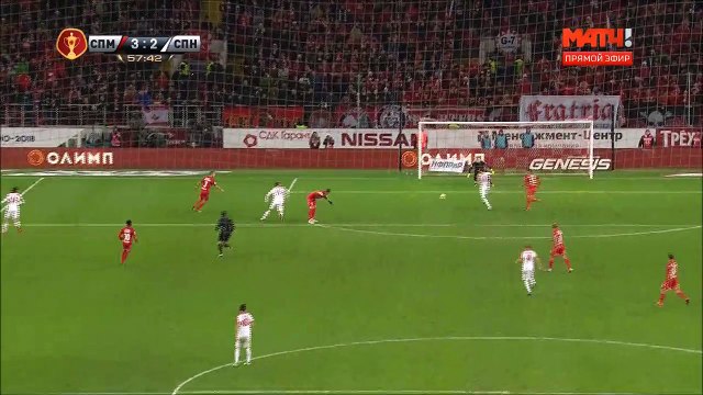 3-2 Magomed Guguyev Goal Russia Kubok Round 6 - 25.10.2017 Spartak Moscow 3-2 Spartak Nalchik