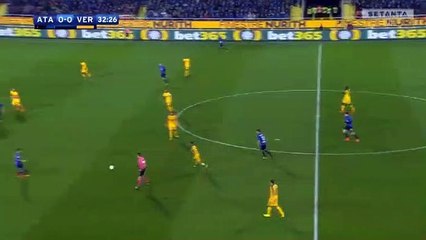 Remo Freuler  NO Goal HD - Atalanta	1-0	Verona 25.10.2017