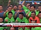 Peringati Hari Pers, Presiden Main Futsal Lawan Pers Istana