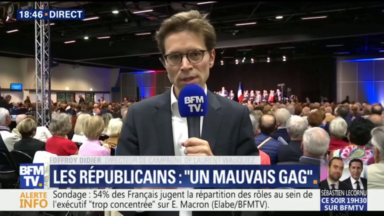 Selon Geoffroy Didier, les Républicains ont "besoin d'un chef"