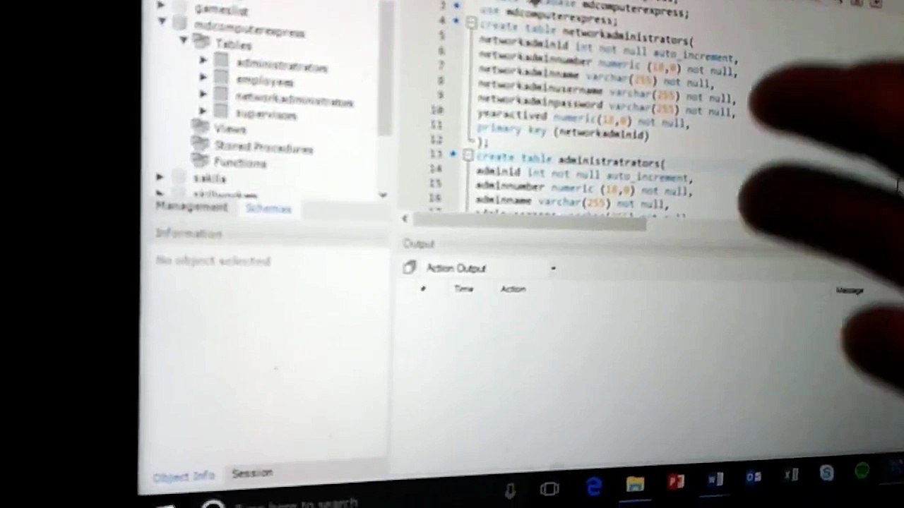 My SQL Code for LAN Final Project