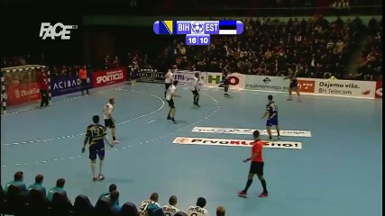 BiH - Estonija / Sjajna akcija, Prce pogađa
