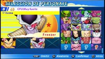 PSP Dragon Ball Z Tenkaichi Tag Team   Gameplay Vegeta vs Freezer