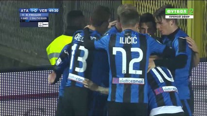 1-0 Remo Freuler Goal Italy  Serie A - 25.10.2017 Atalanta Bergamo 1-0 Hellas Verona