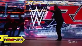 WWE BROCK LESNAR BRAWLS WITH UNDERTAKER , SAMOA JOE AND JOHN CENA AT MONDAY NIGHT RAW