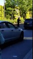 Portland cops confront stabbing suspect