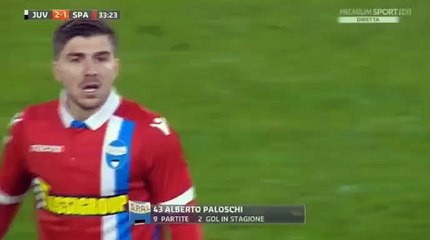 Alberto Paloschi  Goal HD - Juventus	2-1	Spal 25.10.2017