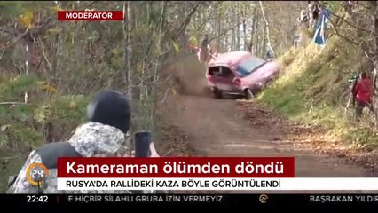 Kameraman ölümden döndü