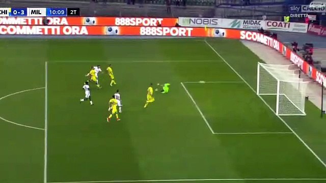 Hakan Calhanoglu Goal HD - Chievo 0-3 AC Milan - 25.10.2017