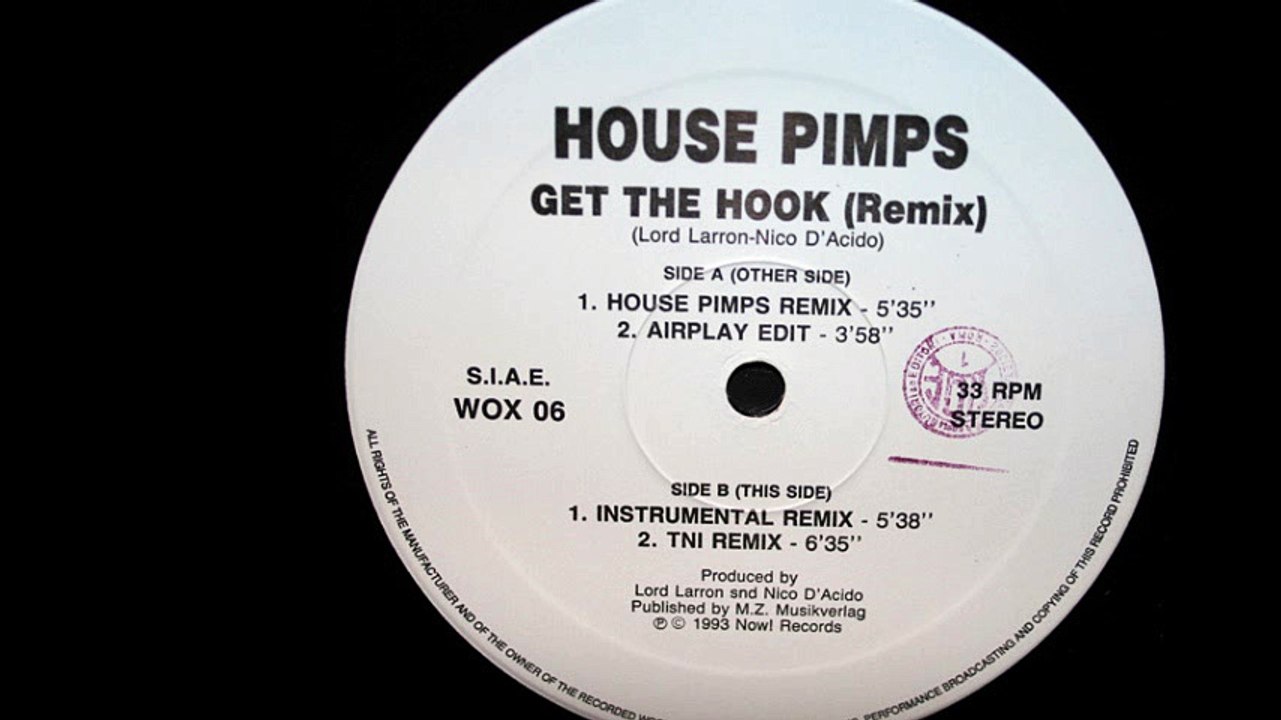 House Pimps - Get The Hook (Instrumental Remix) (B1)