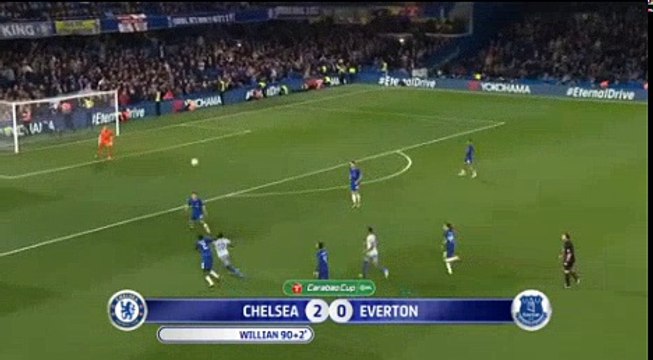 Chelsea 2 - 1 Everton 25/10/2017 Dominic Calvert-Lewin Super Goal 90' HD Full Screen .