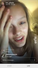 Early morning chat with Russian model Kris