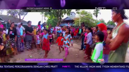 Amel Carla Adakan Lomba Makan Peringati HUT RI