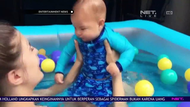 Kesibukan Mikaila Patritz Istri Fardhan Khan Sebagai Seorang Ibu