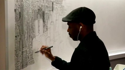 Ce artiste autiste dessine des villes de mémoire. Absolument incroyable