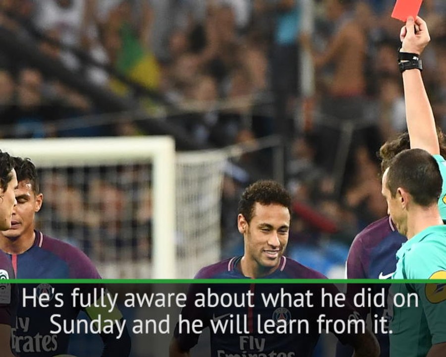 Referees have a responsibility - Emery on Neymar red card