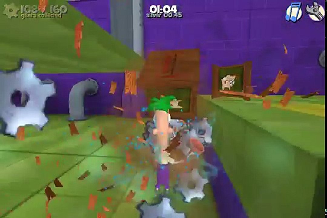 phineas and ferb transport-inators of doom playthrough part 1