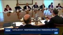 i24NEWS DESK | Catalan V.P: 'Independence only remaining option' | Wednesday, October 25th 2017