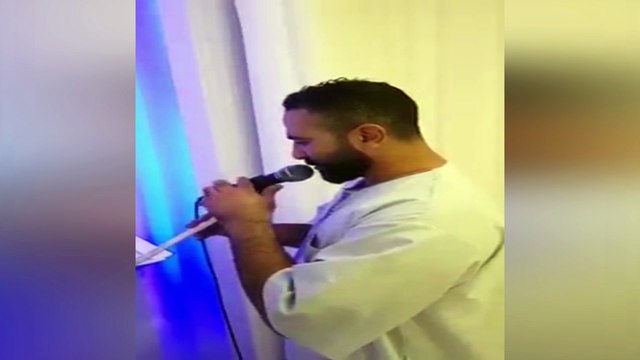 أحمد سعد يصلى قيام الليل فى أول ظهور له بعد زواجه بسمية الخشاب