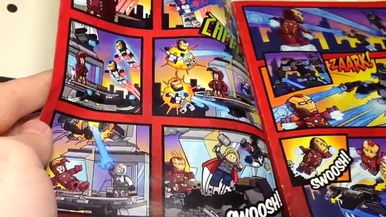 Обзор на лего (век Альтрона)башня Мстителей(76038)