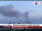 Debu Vulkanik Gunung Sinabung Tutupi Sejumlah Desa