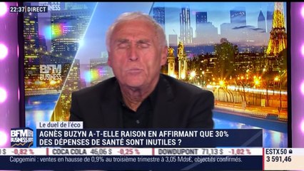 Le duel de l'éco: Agnès Buzyn a-t-elle raison en affirmant que 30% des dépenses de santé sont inutiles ? - 25/10