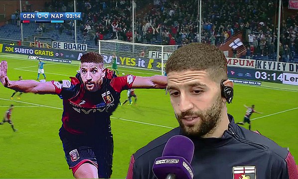 تصريح الدولي المغربي عادل تاعرابت بعد نهاية مباراة فريقه جنوى أمام نابولي - انا درت عقلي و بغيت نلعب مع المنتخب المغربي