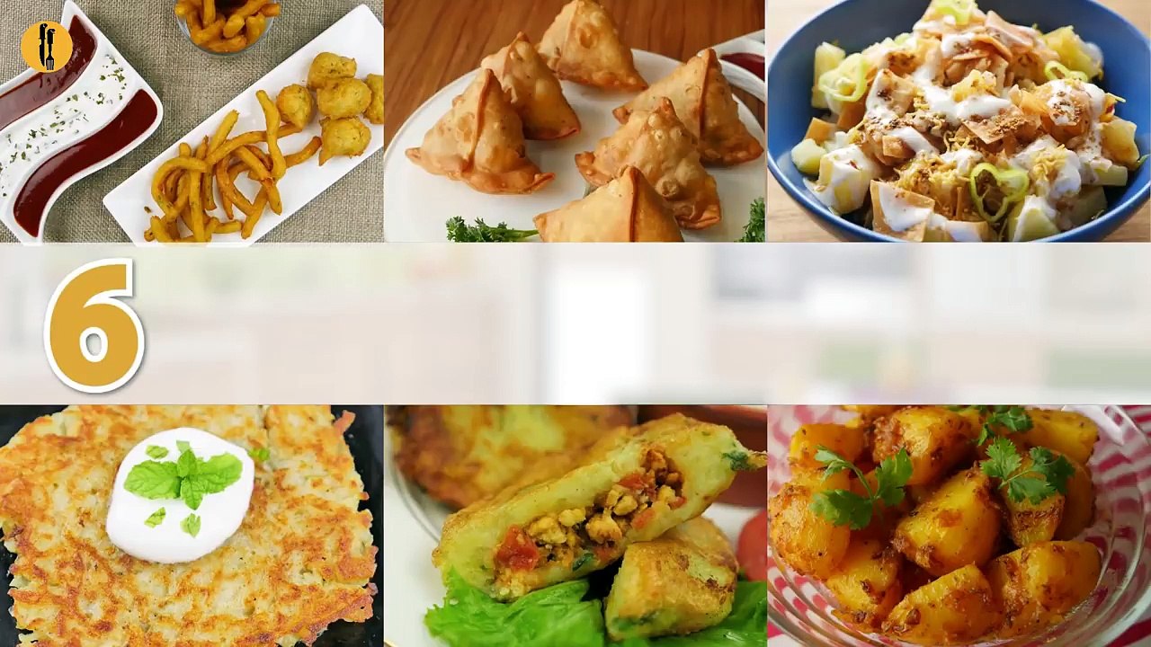 6 must try Potato snacks recipes by Food Fusion